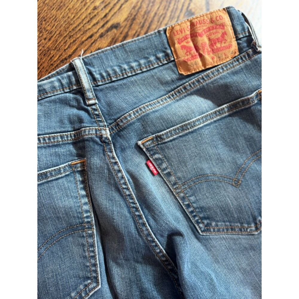 Levi's 514 Men's Jeans W34 L32 Straight Leg Medium Wash Faded Denim